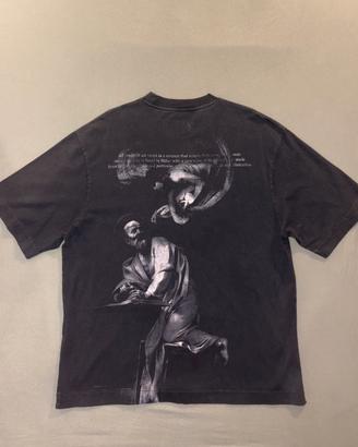 Off-White T-shirt S.Matthew Skate Caravaggio Nero