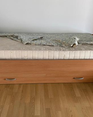 Letto singolo con cassetto