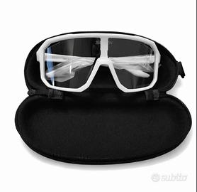 Occhiali da ciclismo foto cromatici con custodia