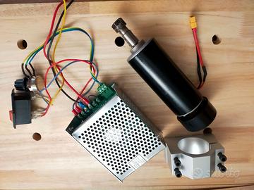 Motore Mandrino 500 watt CNC con alimentatore