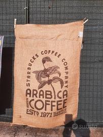 Sacco in juta per caffè