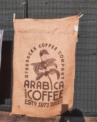 Sacco in juta per caffè