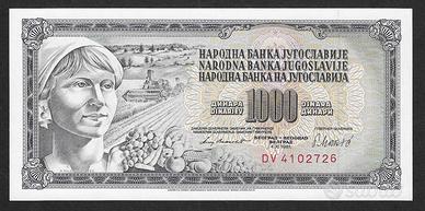 Jugoslavia - banconota non circolata UNC da 10 Din