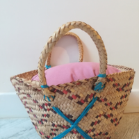 Borsa paglia per bambina