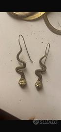 Swarovski Orecchini serpente