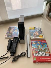Nintendo Wii Nera + 3 Giochi