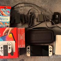 Nintendo swich OLED con 6 gichi