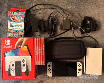 Nintendo swich OLED con 6 gichi