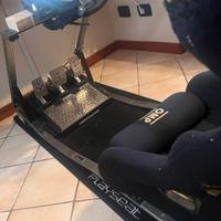 Sim racing sedile OMP + struttura