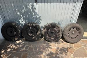 Cerchi ferro 16" Ford Kuga+gomme invernali