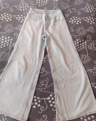 jeans gamba larga 164cm 13/14 anni