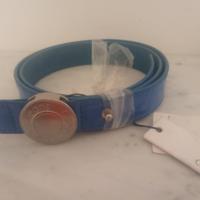 cintura donna Calvin Klein colore blu pelle 50%