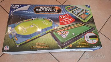 Family games. Gioco da tavolo 5 in 1.