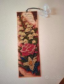 segnalibro fiori fatto a mano