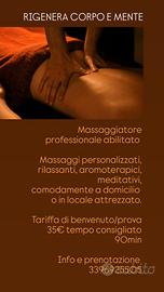 Massaggiatore per il tuo momento  di relax