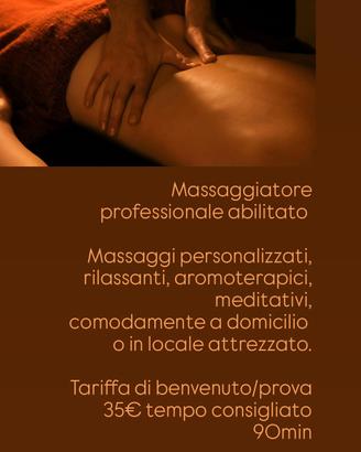 Massaggiatore per il tuo momento  di relax