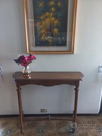 tavolo consolle in legno