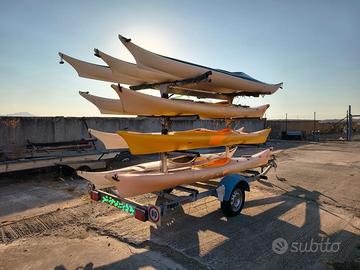 Carrello porta canoe kayak