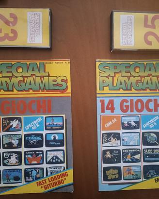 Special Playgames 23 e 25 con giochi per C64 e ZX