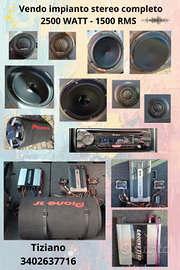 Impianto Hi-Fi Car Audio Completo Hertz Audison GZ