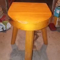 sgabello in legno