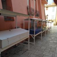 Banchi in legno per mostre e fiere