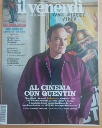 QUENTIN TARANTINO riviste copertine interviste