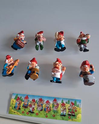 KINDER SORPRESA  NANI ARTIGIANI 1992 +1 CARTINA 