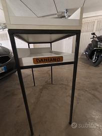 Mobile Fasciatoio in ferro e legno