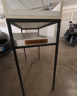 Mobile Fasciatoio in ferro e legno
