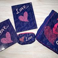 Set 4 pz per scuola, sacca, astuccio Sweet Years