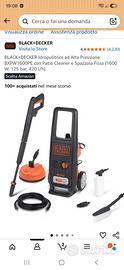 BLACK+DECKER Idropulitrice ad Alta Pressione BXPW1