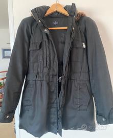 Giaccone donna piumino nero 46 Trussardi Sport