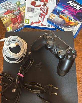 PlayStation 4+ 3 videogiochi+1 controller