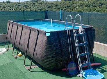 Piscina Bestway Power Steel  412 x 201 x 122  cm 