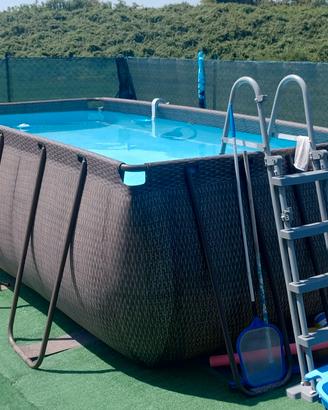 Piscina Bestway Power Steel  412 x 201 x 122  cm 