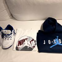 Felpa, scarpe e t-shirt Jordan taglia 10 anni