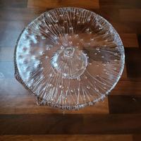 Alzatina per dolci in vetro. 