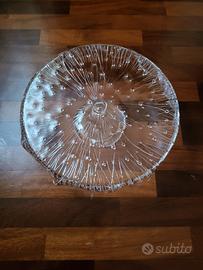 Alzatina per dolci in vetro. 