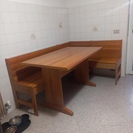 Panca e tavolo da cucina