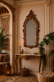 Specchio cornice oro antiquariato 