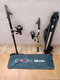 due lotti canne pesca