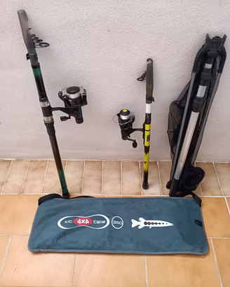 due lotti canne pesca