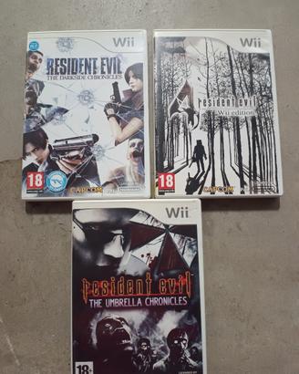 Nintendo wii resident evil 