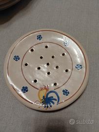 Piattino in ceramica portastuzzichini
