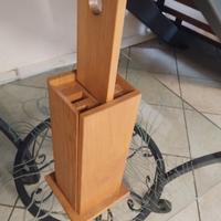 Ceppo in legno porta coltelli 