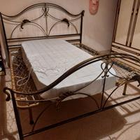 letto matrimoniale ferro battuto