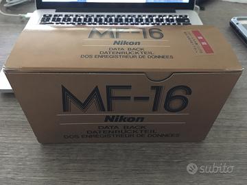 nikon MF-16 data back Nuovo sigillato