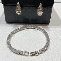 bracciale tennis in argento 925 