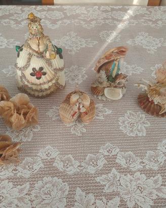 decorazioni vintage conchiglie naturali 